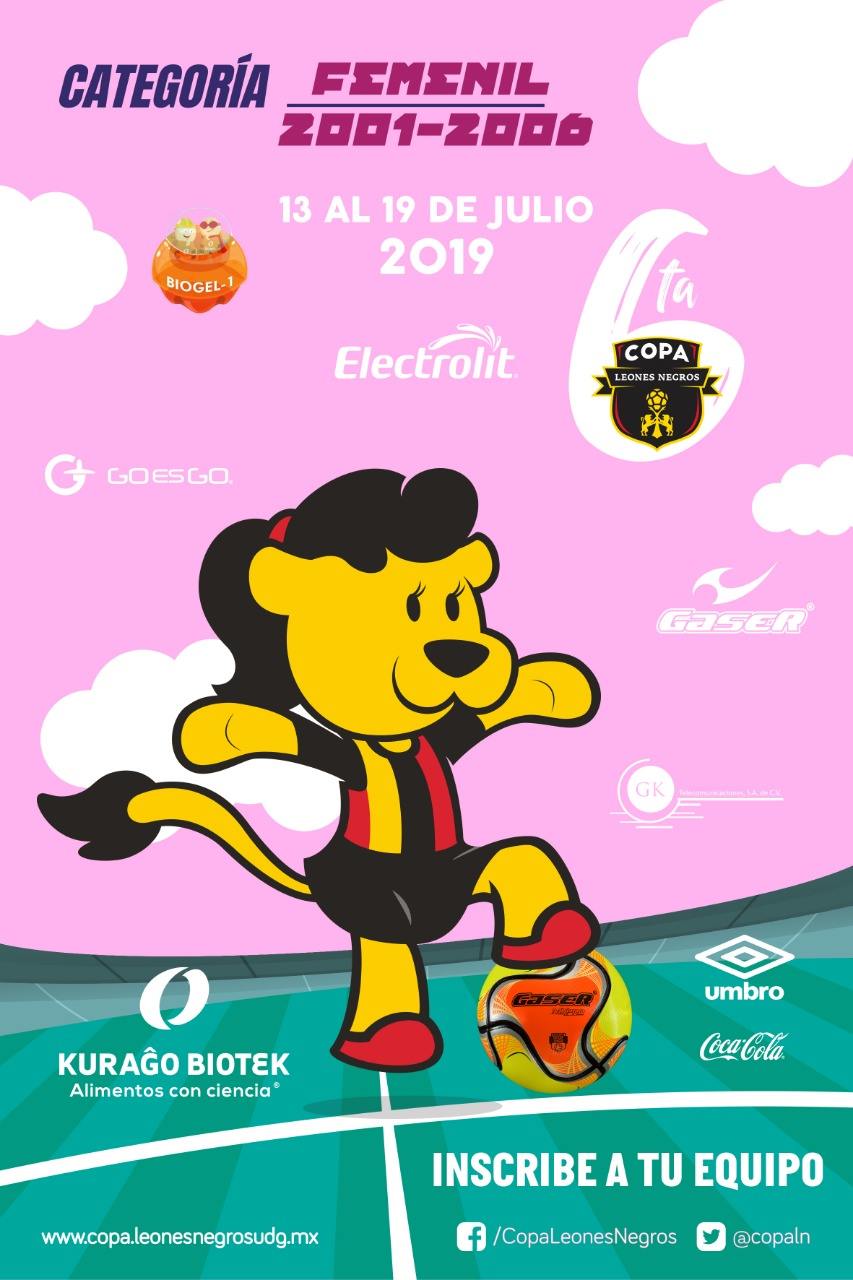 La Categoría Femenil espera sus equipos para la sexta edición de la Copa Leones Negros